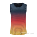 Mens Dry Fit Gradient Rugby Wear 조끼